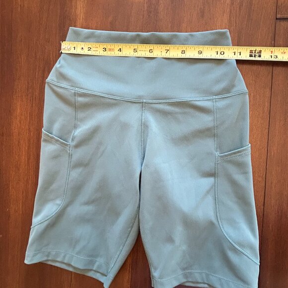 Nike Dri-Fit Women's High-Waist Bike Athletic Shorts Size Small Green - Picture 10 of 13